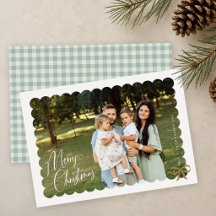 Wellige Fotografie mit Schleife Frohe Weihnachten