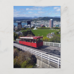 Wellington Cable Car nz Postkarte