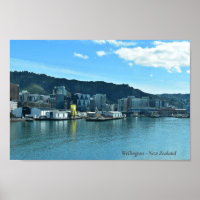 Wellington - Neuseeland City Skyline