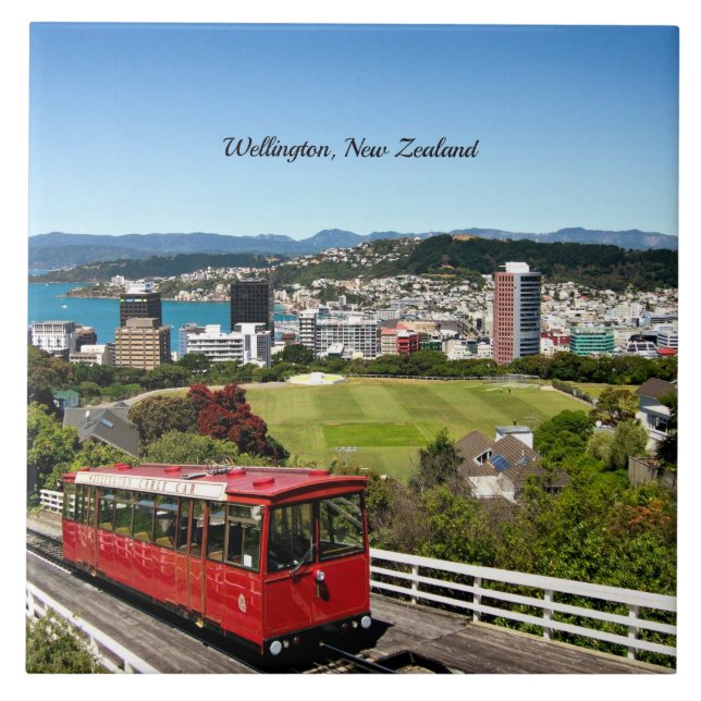 Wellington, Neuseeland Fliese (Vorderseite)