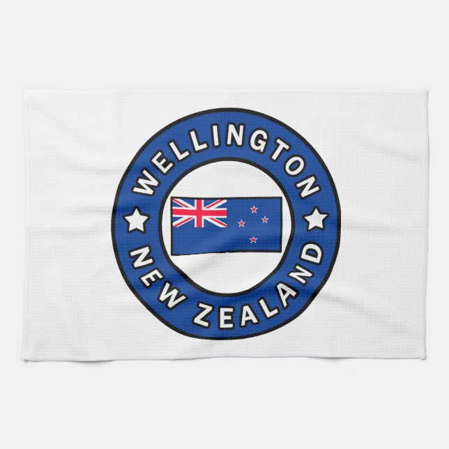 Wellington Neuseeland Geschirrtuch (Horizontal)