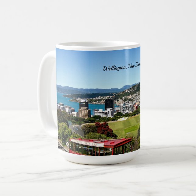 Wellington, Neuseeland Kaffeetasse (Vorderseite Links)