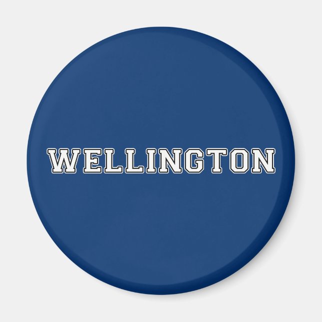 Wellington Neuseeland Magnet (Vorne)