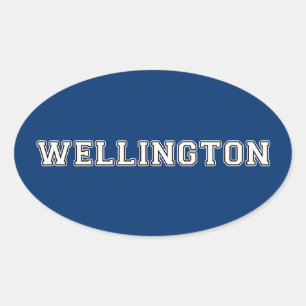Wellington Neuseeland Ovaler Aufkleber