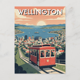 Wellington Neuseeland Postkarte