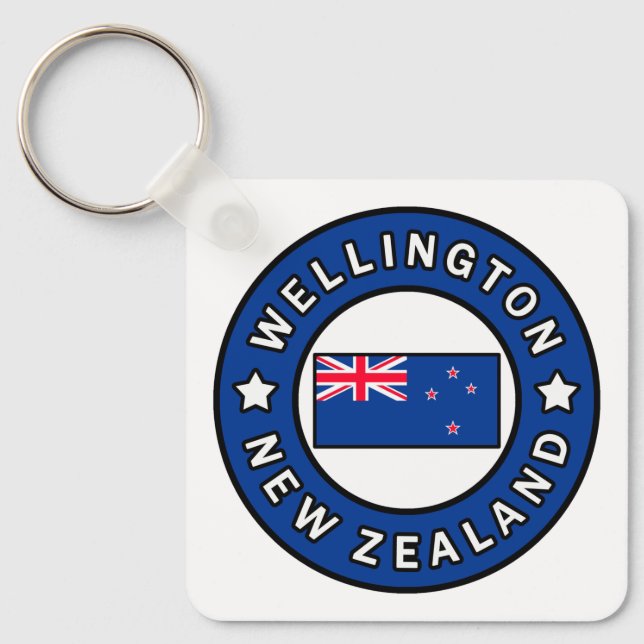 Wellington Neuseeland Schlüsselanhänger (Vorderseite)