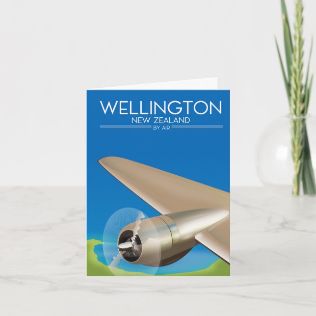Wellington New Zealand Air Poster (Vorderseite)