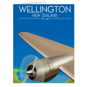 Wellington New Zealand Air Poster