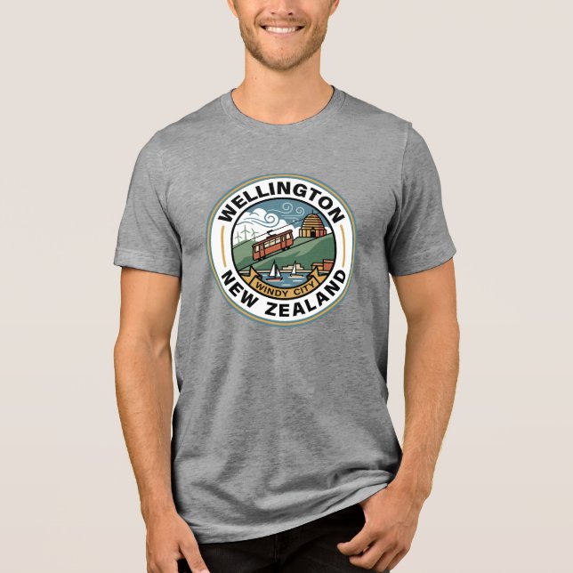 Wellington New Zealand Tri-Blend Shirt (Vorderseite)