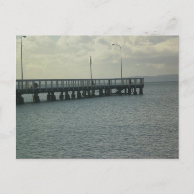Wellington Point Pier Postkarte (Vorderseite)