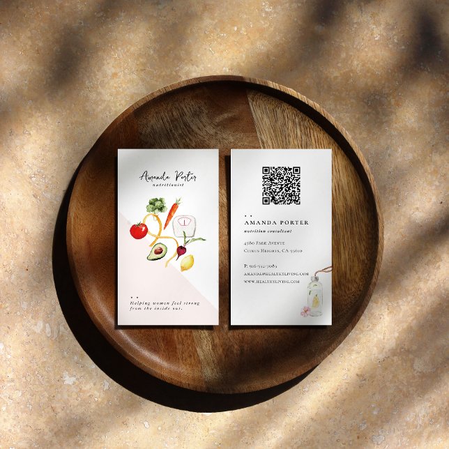 Wellness-Branding | QR-Kodex Visitenkarte (Von Creator hochgeladen)