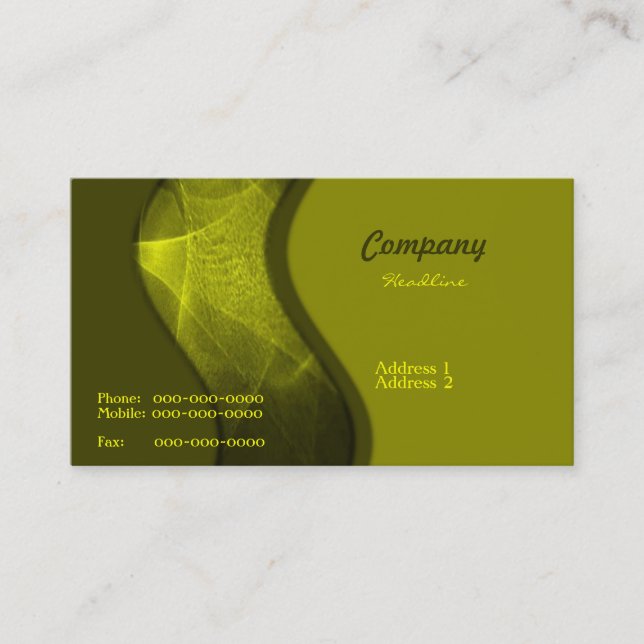 Wellness Business Card Visitenkarte (Vorderseite)