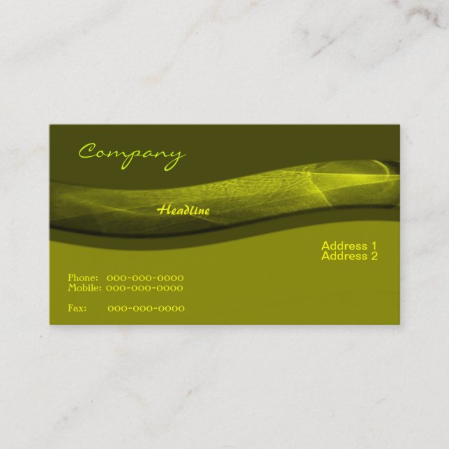 Wellness Business Card Visitenkarte (Vorderseite)