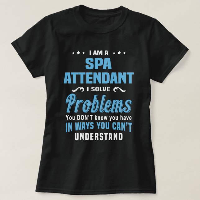 Wellness-Center Attendant T-Shirt (Design vorne)