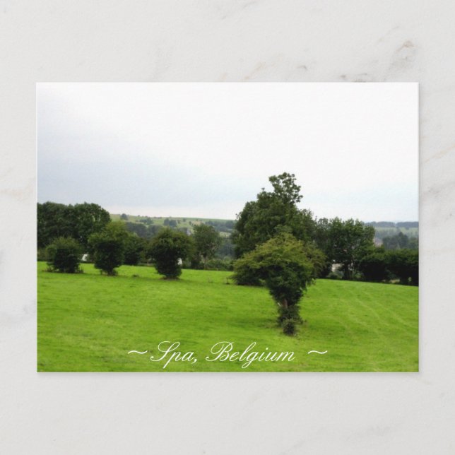 Wellness-Center Belgien Postkarte (Vorderseite)