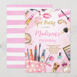 Wellness-Center Birthday Invites Einladung