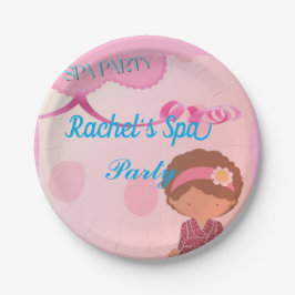 Wellness-Center Birthday Paty Pappteller