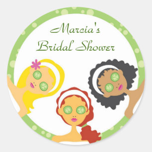 Wellness-Center Brautparty Gefallen Sticker