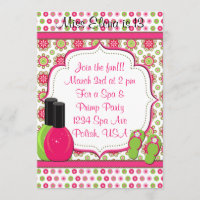 Wellness-Center Day of Pampering Pink Green Geburt