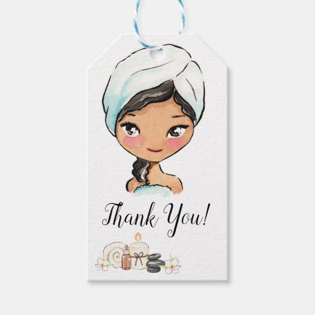 Wellness-Center Day Vielen Dank Geschenkanhänger (Vorderseite)