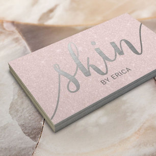 Wellness-Center des Pflegesalons Esthetician Pink  Terminkarte