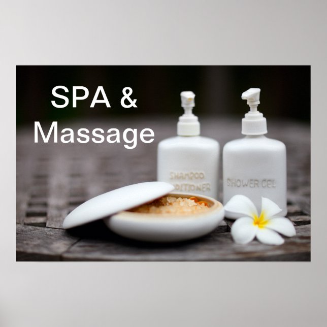 WELLNESS-CENTER-Einstellungen Poster (Vorne)