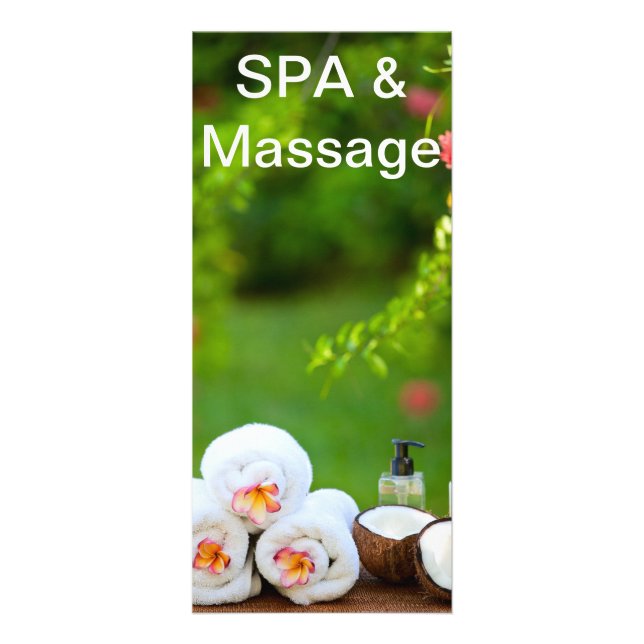 WELLNESS-CENTER-Einstellungen Werbekarte (Vorne)