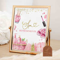 Wellness-Center Erfrischungen Party Unterschrift