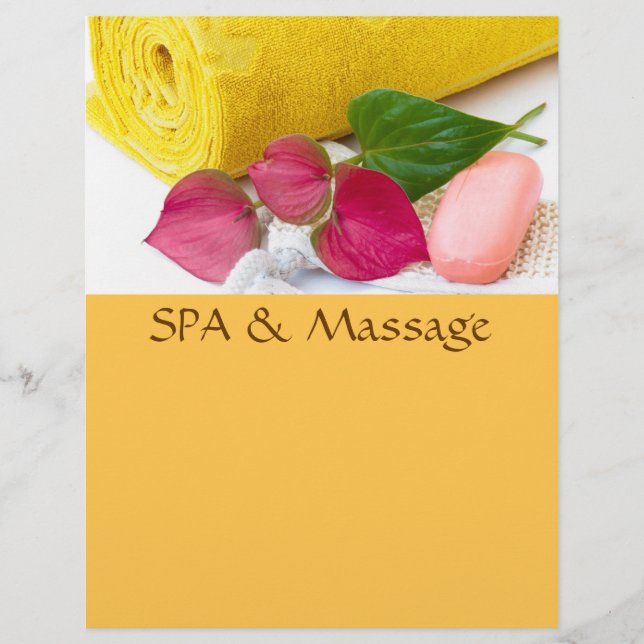 WELLNESS-CENTER FLYER (Vorne)