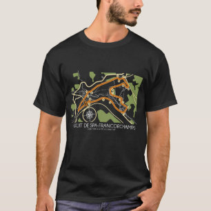 Wellness-Center-Francorchamps Rennkarte, Motorspor T-Shirt