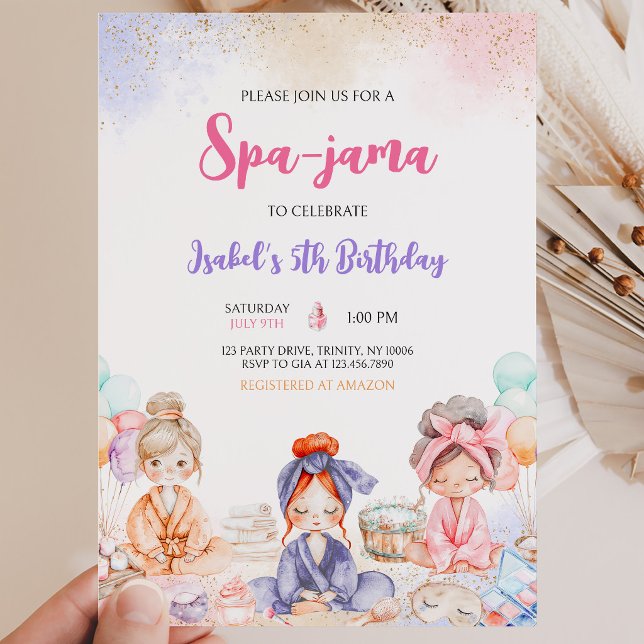 Wellness-Center-jama Geburtstagsparty Einladung (Von Creator hochgeladen)