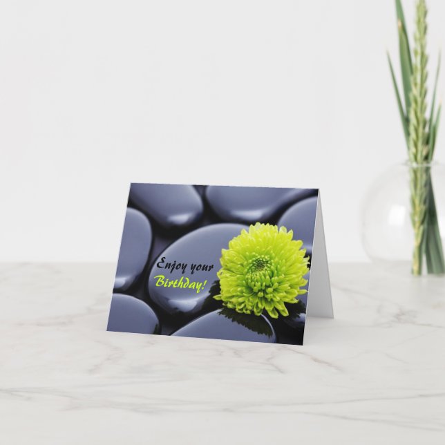Wellness-Center-like Birthday wünschcard Karte (Vorderseite)