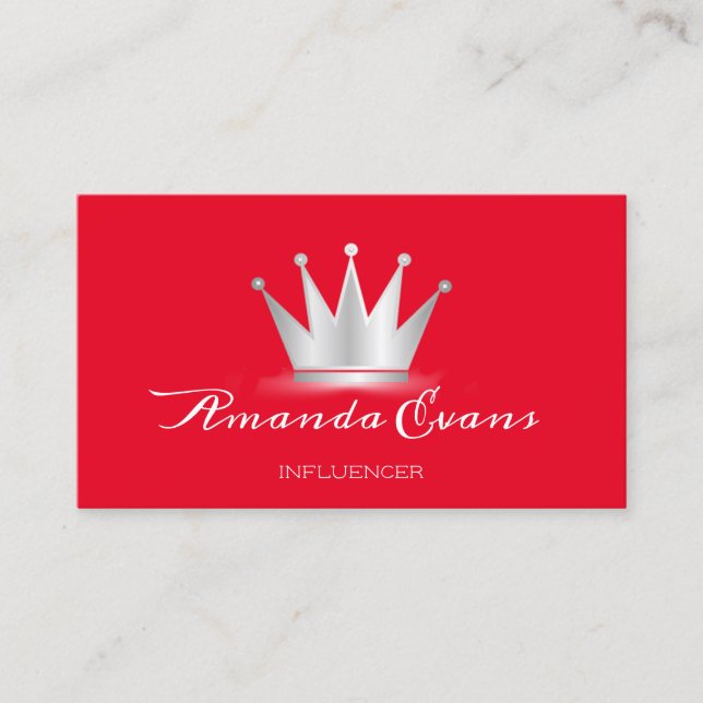 WELLNESS-CENTER Makeup Artist Gray Crown Royal Pri Terminkarte (Vorderseite)