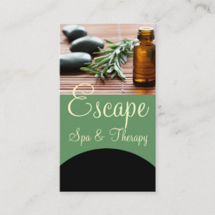 Wellness-Center Massage Therapist Klinik Wellness Visitenkarte
