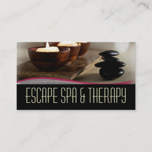 Wellness-Center Massage Therapist Klinik Wellness  Visitenkarte