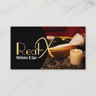 Wellness-Center Massage Therapist Klinik Wellness  Visitenkarte