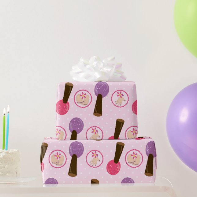 Wellness-Center-Musterverpackungspapier Geschenkpapier (Partygeschenke)