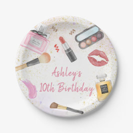 Wellness-Center Party Glamour Makeup Geburtstag Pappteller