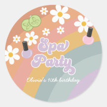 Wellness-Center Party Retro Rainbow Geburtstag