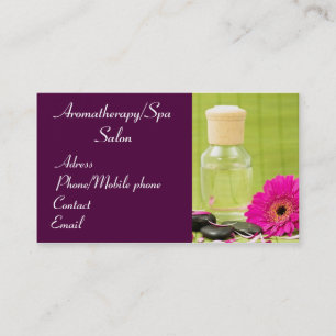Wellness-Center Salon Business Card Visitenkarte
