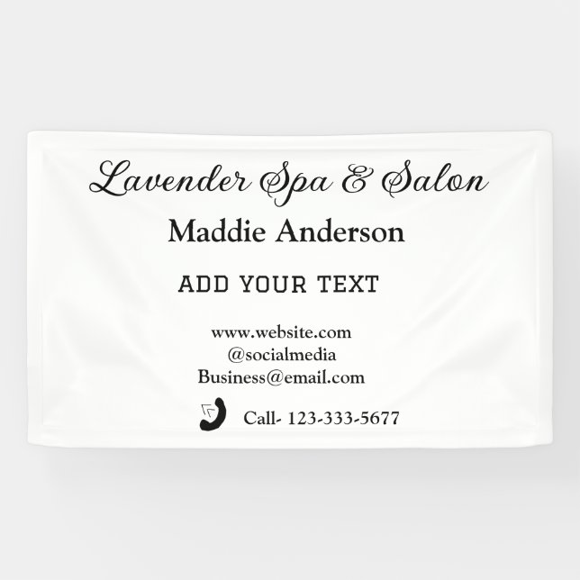 Wellness-Center-Salon Gäste Informationen Strand Banner (Horizontal)