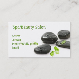 Wellness-Center/Schönheits-Salon-Geschäfts-Karte Visitenkarte