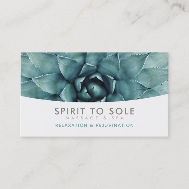Wellness-Center Slogans Business Cards Visitenkarte (Vorderseite)