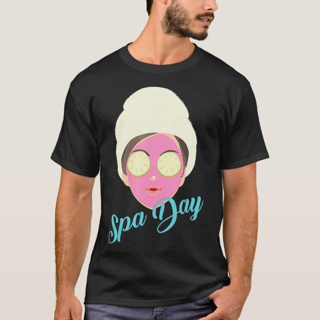 Wellness-Center Tag Cool Entspannende Massagethera T-Shirt (Vorderseite)