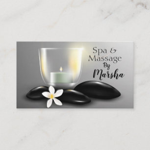 Wellness-Center und Massage Visitenkarte