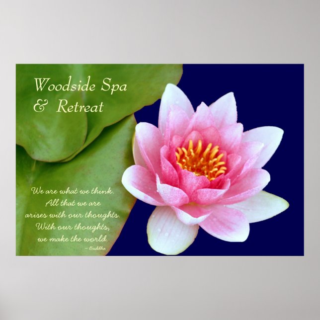 Wellness-Center- und Retreat-Poster Poster (Vorne)