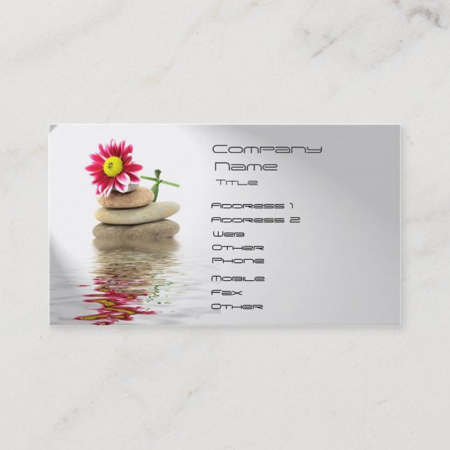 WELLNESS-CENTER, Wellness, Massage Visitenkarte (Vorderseite)