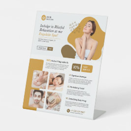 Wellness-Center, Wellnesscenter, Schönheitspflege Sockelschild