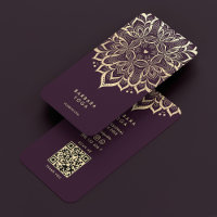 Wellness Coach Luxus Lila Gold Mandala