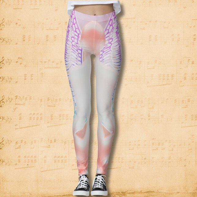 Wellness-Flügel: Angelisch inspiriert Heilraum Leggings (Von Creator hochgeladen)